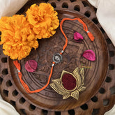 Vriksham Rakshabandhan Sliver Hanumanth Face Rakhi-RB218